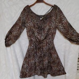 Leopard print Nikibiki dress